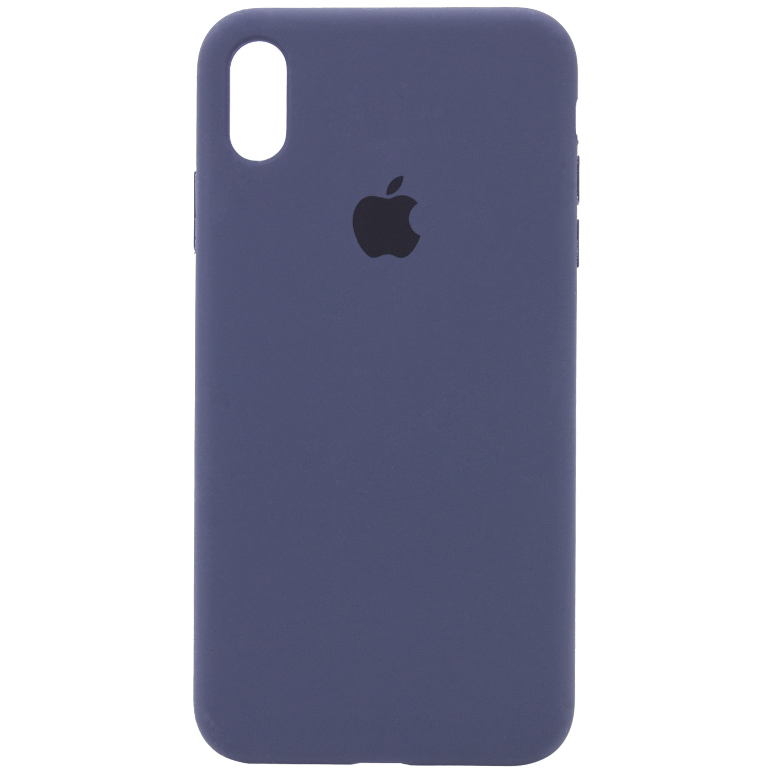 Silicone Case Full Protective (AA) для iPhone X/Xs (5.8") (Midnight Blue)-0